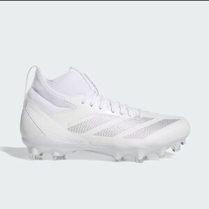 adidas Kids White and Silver Sneakers